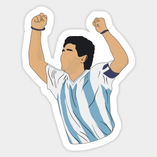 Diego Maradona Argentina Sticker